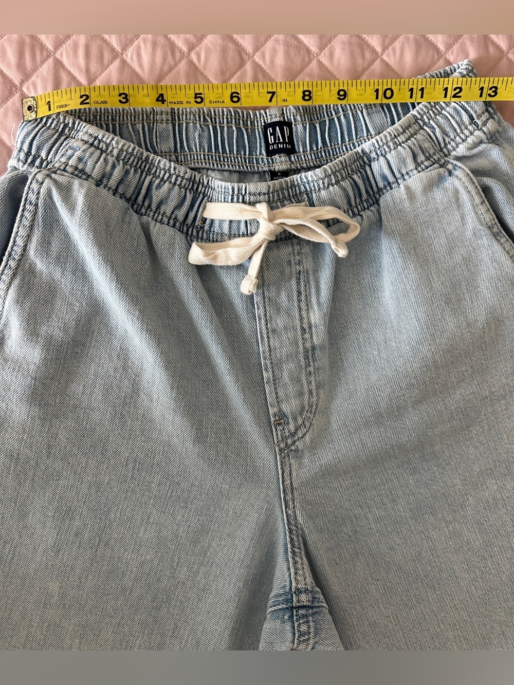 GAP Light Blue Relaxed Drawstring Jeans